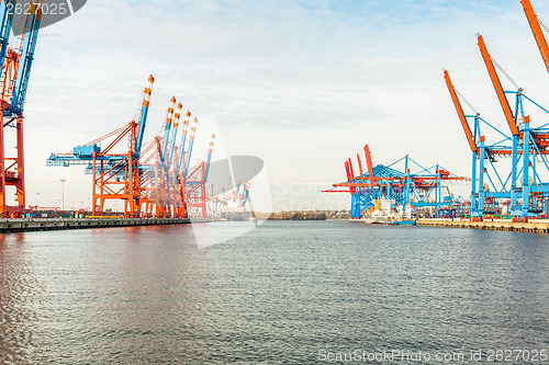 Image of Port terminal for loading and offloading ships