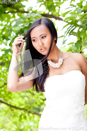 Image of attractive young asian woman beauty portrait 