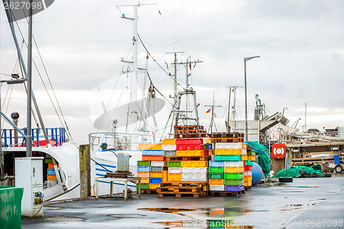 Image of Fishing boat in harbour