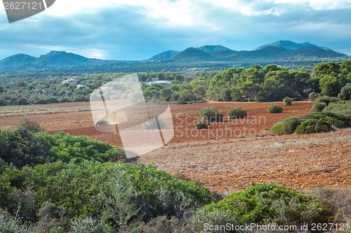 Image of beautiful landscape mountain view mediterranean spain