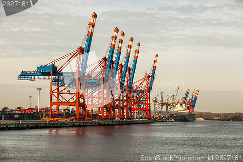 Image of Port terminal for loading and offloading ships