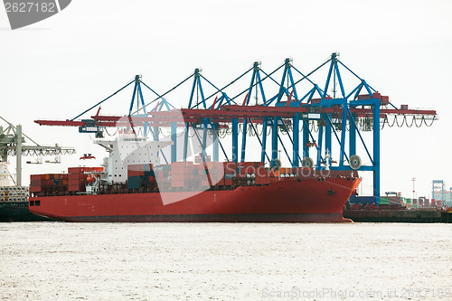 Image of Port terminal for loading and offloading ships