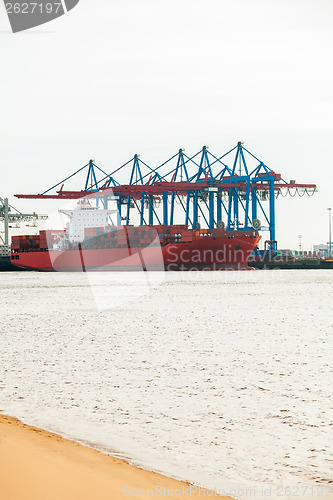 Image of Port terminal for loading and offloading ships