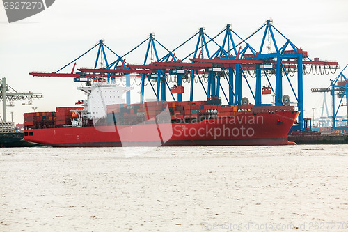 Image of Port terminal for loading and offloading ships