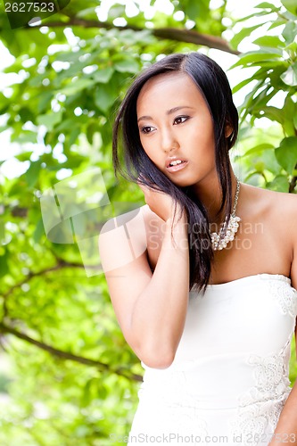 Image of attractive young asian woman beauty portrait 