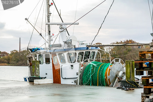 Image of Fishing boat in harbour