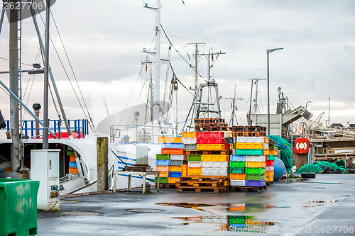 Image of Fishing boat in harbour