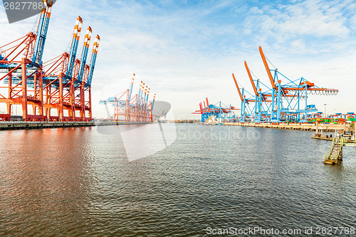 Image of Port terminal for loading and offloading ships