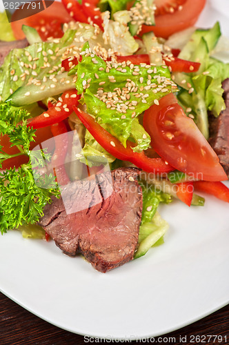Image of beef salad