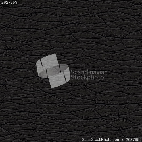 Image of Black Leather Seamless Texture