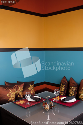 Image of Restaurant Interior Table Setting