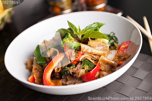 Image of Drunken Noodle Thai Food