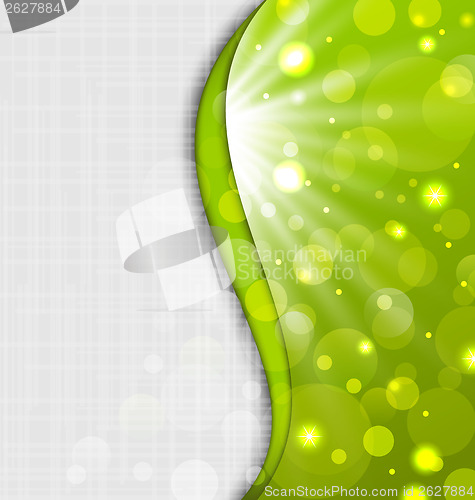 Image of Abstract green background with bokeh effect