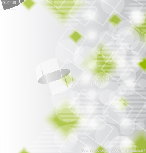 Image of Futuristic set squares, abstract background