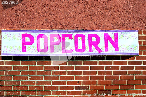Image of Popcorn banner.