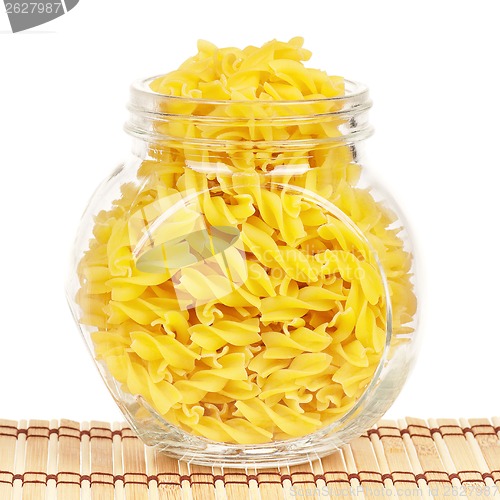 Image of Pasta in glass pot
