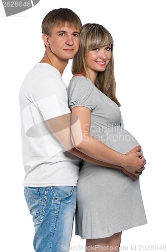 Image of Pregnant woman with husband