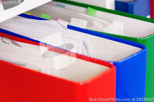 Image of Folders on shelves