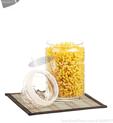 Image of Pasta in glass pot