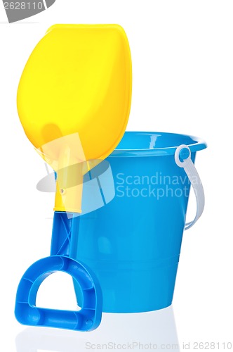 Image of Toy bucket and spade