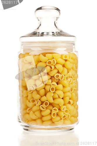 Image of Pasta in glass pot