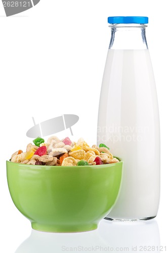 Image of Cornflakes and milk