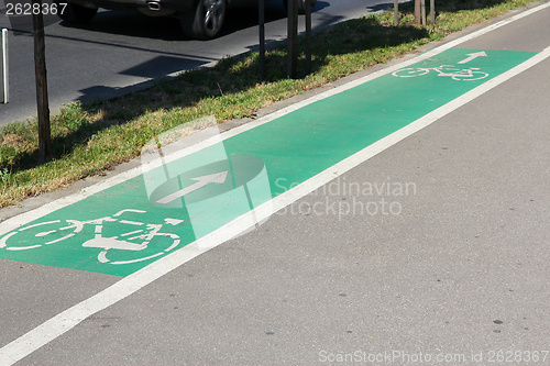 Image of Bicycle lane in Romania