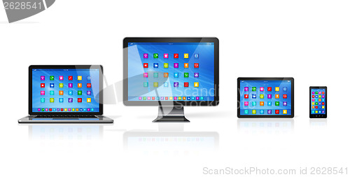 Image of Computer Devices Set