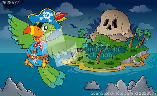 Image of Theme with pirate skull island 4