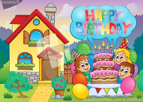 Image of Kids party near house 3