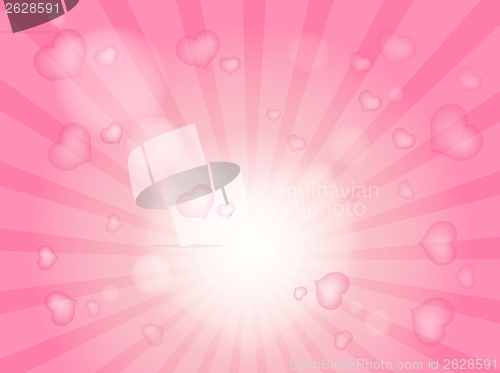 Image of Abstract image with heart theme 2