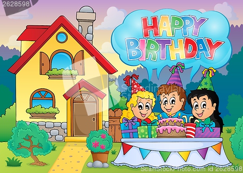 Image of Kids party near house 2