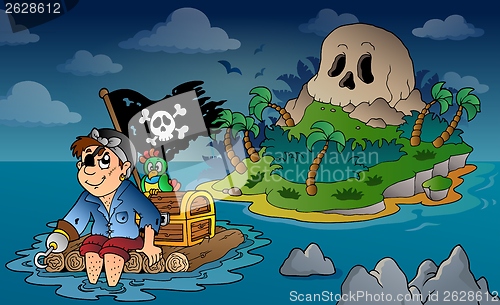 Image of Theme with pirate skull island 5