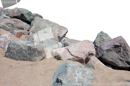 Image of Rocks on the shore