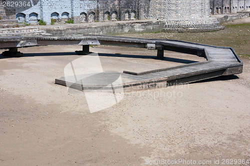 Image of Winding wooden pier