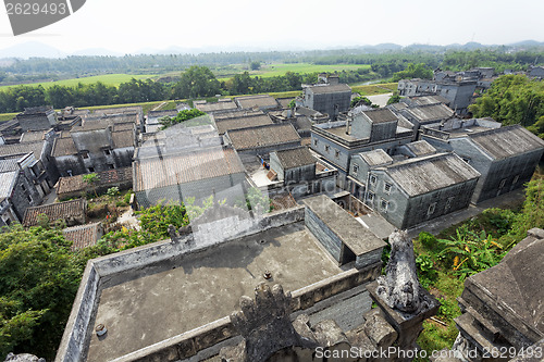 Image of Ethnic minority village in Guangxi province,China 