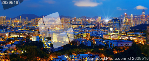 Image of hongkong city night