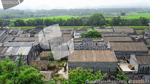 Image of Ethnic minority village in Guangxi province,China 