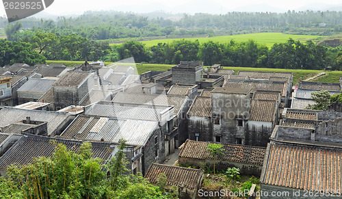 Image of Ethnic minority village in Guangxi province,China 