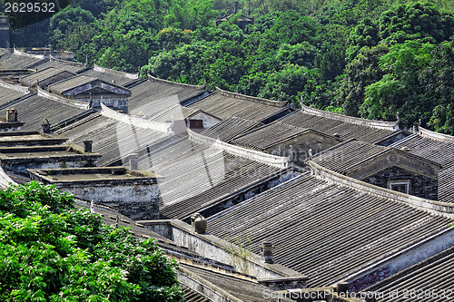 Image of Ethnic minority village in Guangxi province,China 