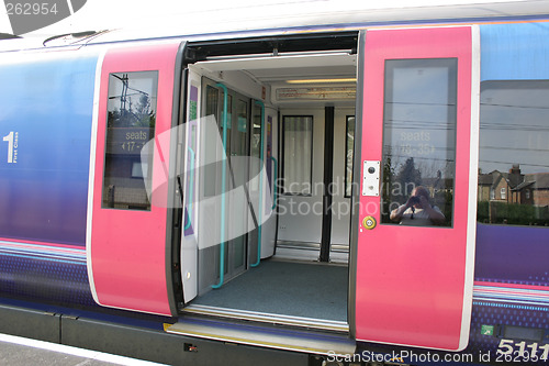 Image of modern train carriage