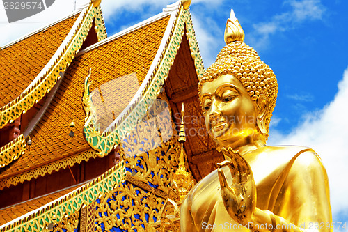 Image of Wat Phra That Doi Suthep is a major tourist destination of Chian
