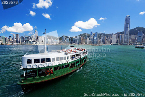 Image of Victoria Harbor of Hong Kong 