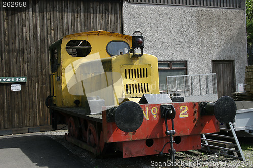 Image of small shunter train