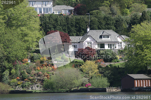 Image of large house and garden