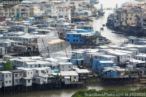 Image of Tai O, an fishing village in Hong Kong.