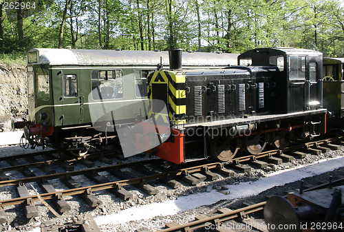 Image of deisel trains