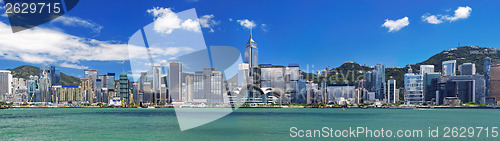 Image of Hong Kong harbour at day 