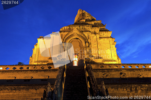 Image of chedi luang temple in chiang mai,thailand