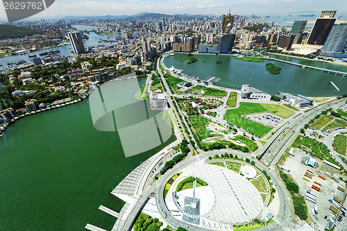 Image of macau city skyline